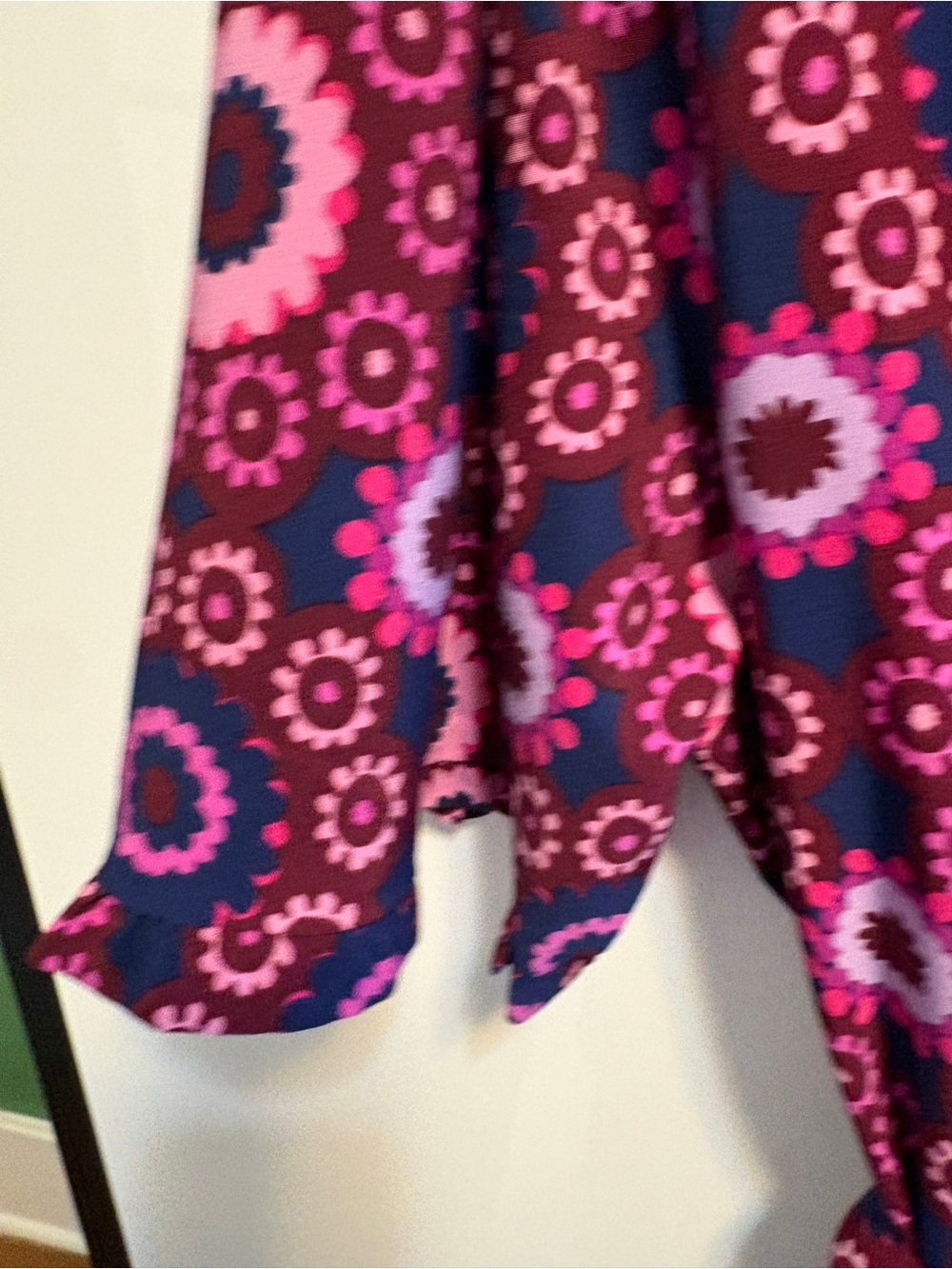London Times Purple Floral Print Maxi Dress - Picture 8 of 12